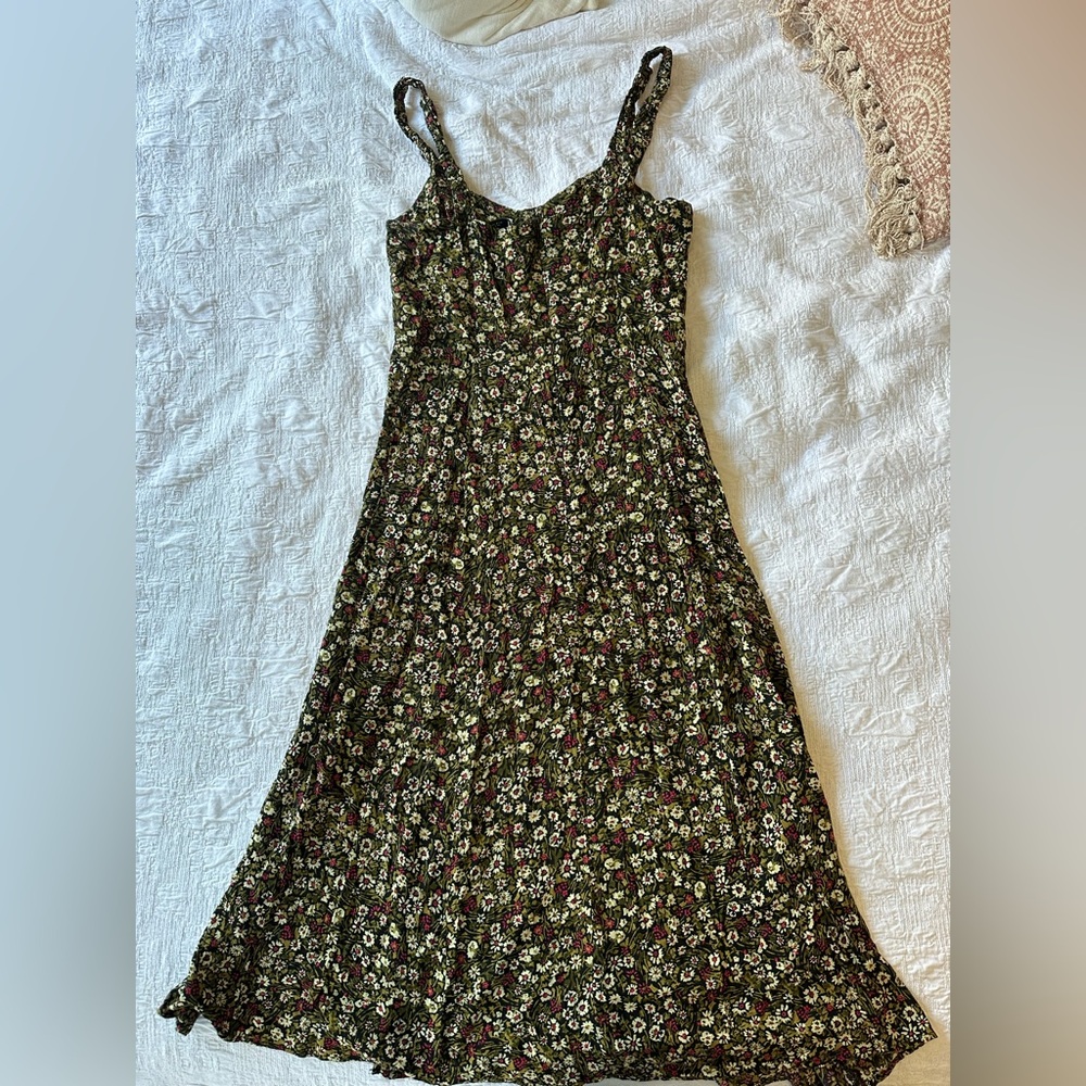 Zara midi floral dress
